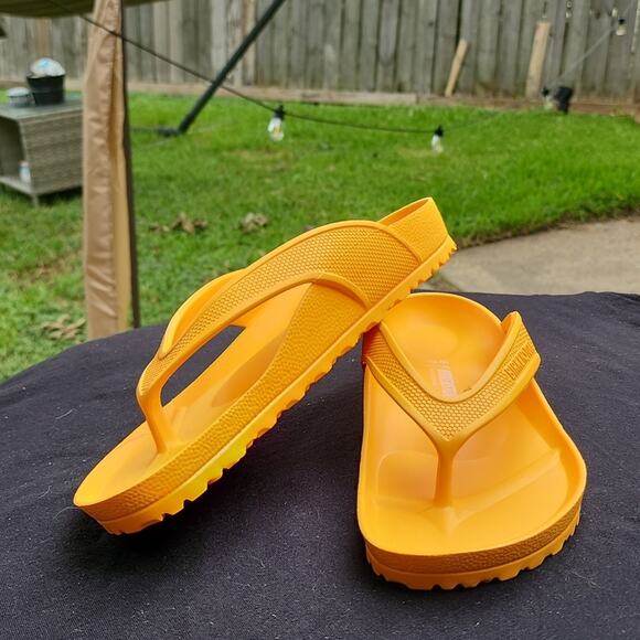 Birkenstock Honolulu Eva Flip Flop Sandals Zinnia 44R 45R - Picture 11 of 14